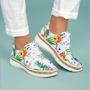 FREE PEOPLE “Jackson” Lace Up Jute Trimmed Loafer